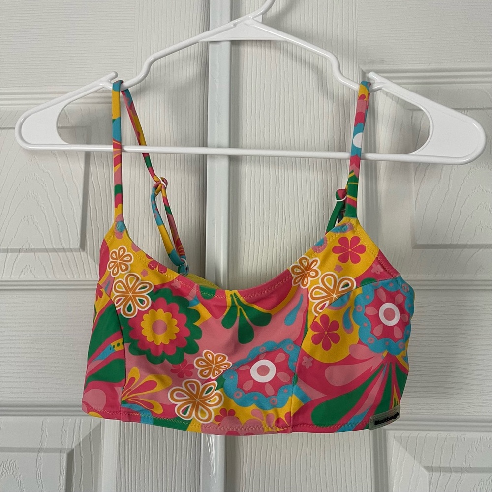 Blackbough floral bikini top